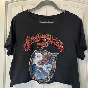 Distressed Steve Miller Band Crop